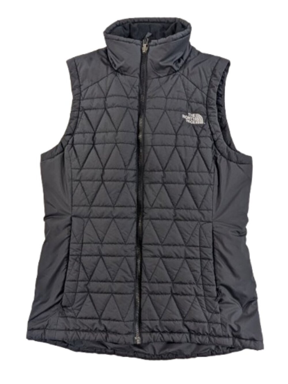 The North Face Black Quilted Vest | Womens Small | Full Zip Gorpcore Winter